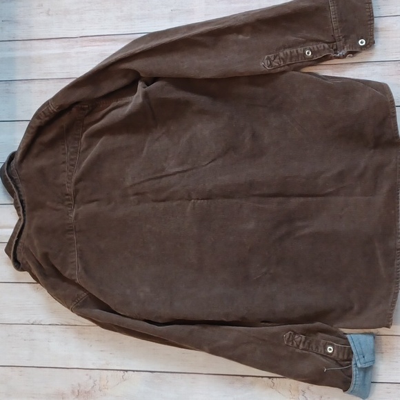 Toad and Co. Corduroy button up. Brown. Men's Large. - Picture 4 of 5